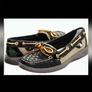 Sperry Top-Sider Black Gold Angelfish 8.5